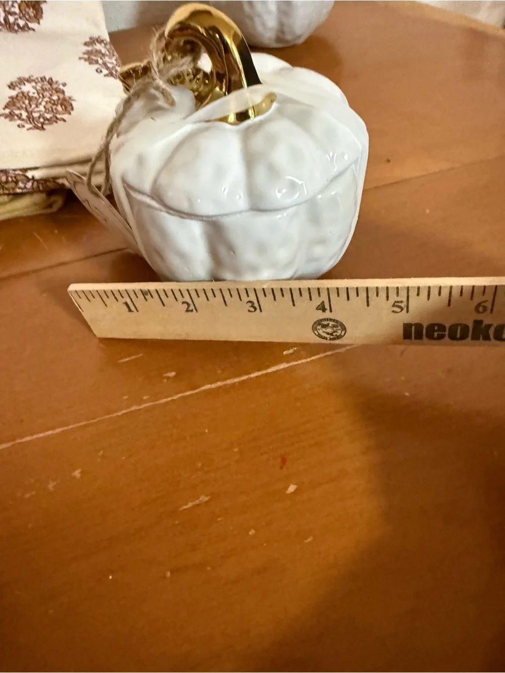 Sundry Kitchen towel and 2 pumpkin covered creamers - Set of 3